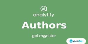 Analytify Authors Tracking webintez.com