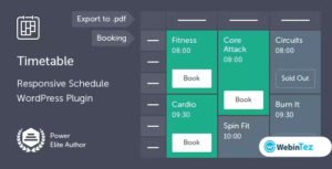 Timetable Booking Schedule webintez.com