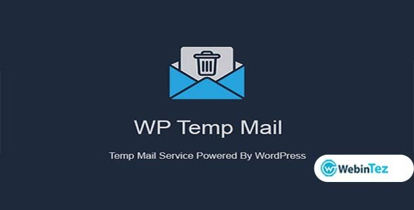 WP Temp Mail Professional webintez.com