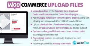 WooCommerce Upload Files webintez.com