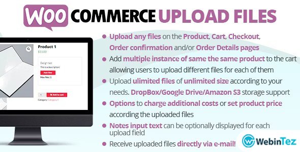 WooCommerce Upload Files webintez.com