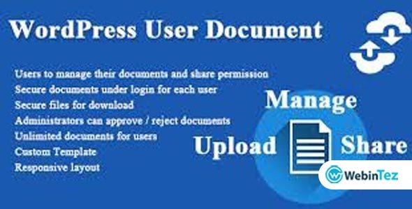 WordPress User Document webintyez.com
