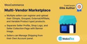 WordPress WooCommerce Multi Vendor Marketplace webintez.com