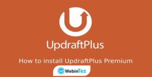 UpdraftPlus Premium webintez.in