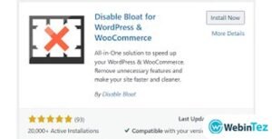 Disable Bloat webintez.com