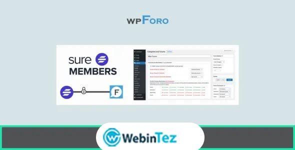 wpForo SureMembers webintez.com