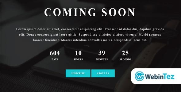 Coming Soon CountDown Responsive webintez.com