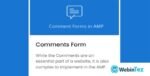 Comment Form for AMP webintez.com