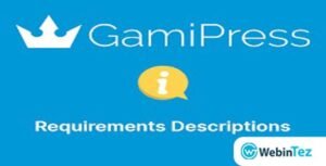 GamiPress Requirements Descriptions webintez.com