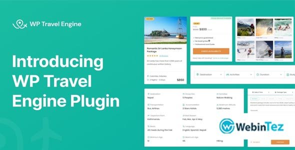 WP Travel Engine webintez.com