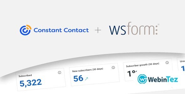 WS Form Constant Contact webintez.com