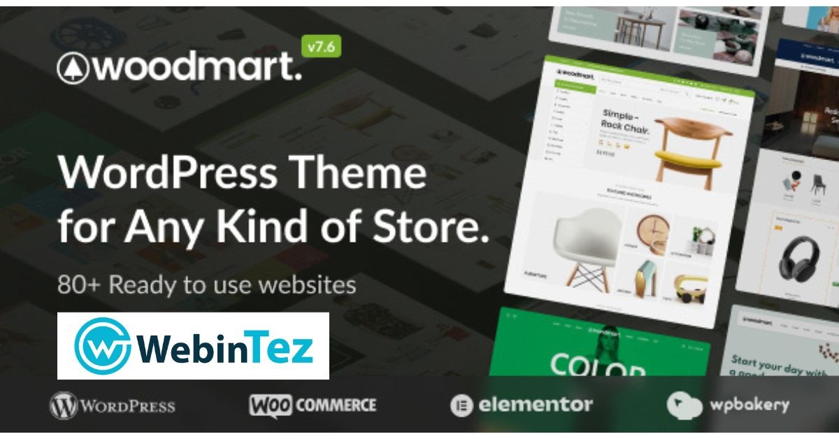 woodmartcore WordPress theme webintez.com