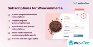 Subscriptions for WooCommerce webintez.com