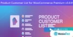 Product Customer List for WooCommerce.WebinTez.com