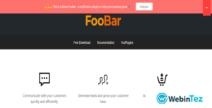 Foobar WordPress Notifications Premium.WebinTez.com