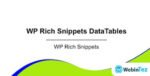 WP Rich Snippets DataTables webintez.com