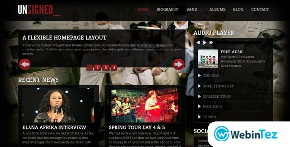 WooThemes Unsigned Premium Theme webintez.com