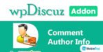 wpDiscuz Comment Author Info webintez.com